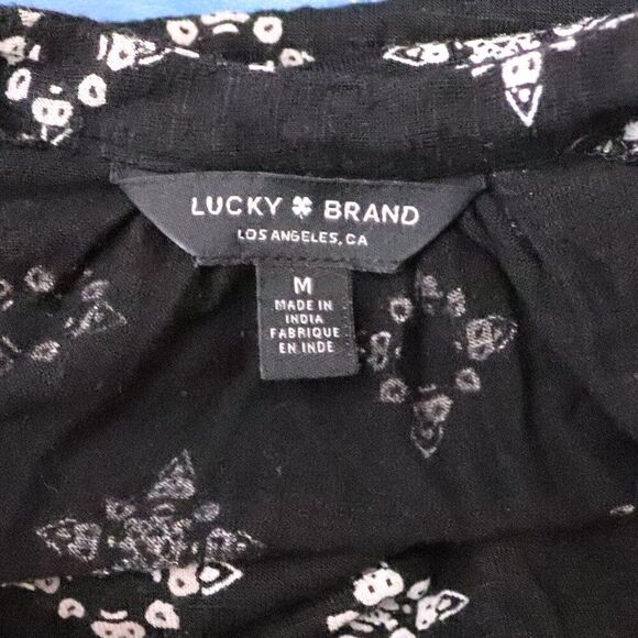 Lucky Brand | Boho Aztec Sleeveless Top Medium - Picture 6 of 8